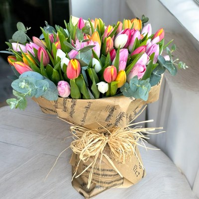 Букет 101 Лалета